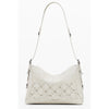 Beige Polyethylene Women Handbag