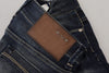 Acht Chic Blue Washed Skinny Low Waist Jeans
